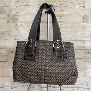 Coach Signature Monogram Tote